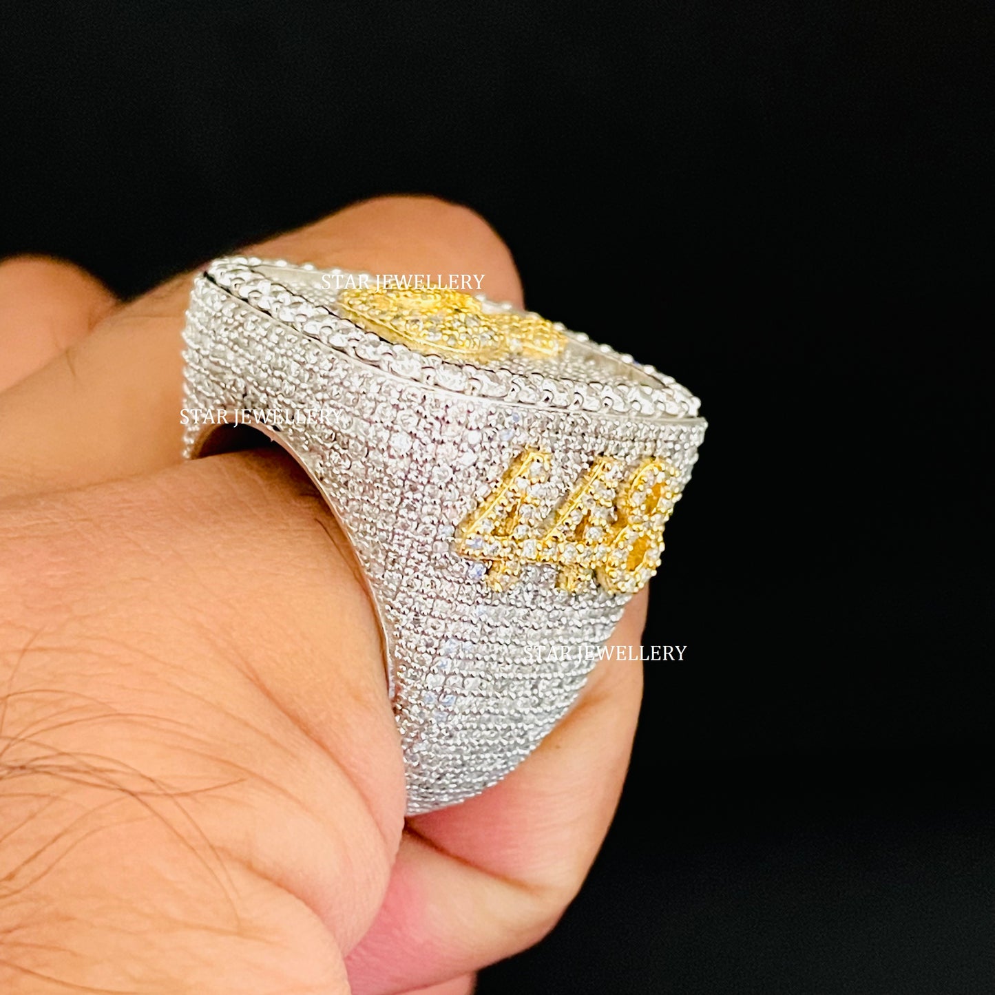 VVS Moissanite Money Bag Championship Ring