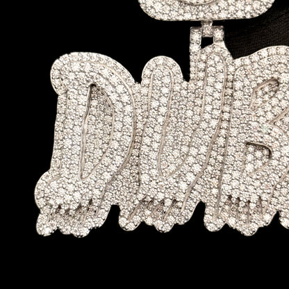 VVS Moissanite Icedout Custom Letter Pendant