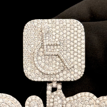 VVS Moissanite Icedout Custom Letter Pendant