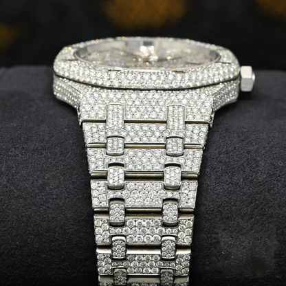 AP Full Iced Out Moissanite Diamond Watch