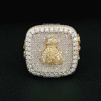VVS Moissanite Money Bag Championship Ring