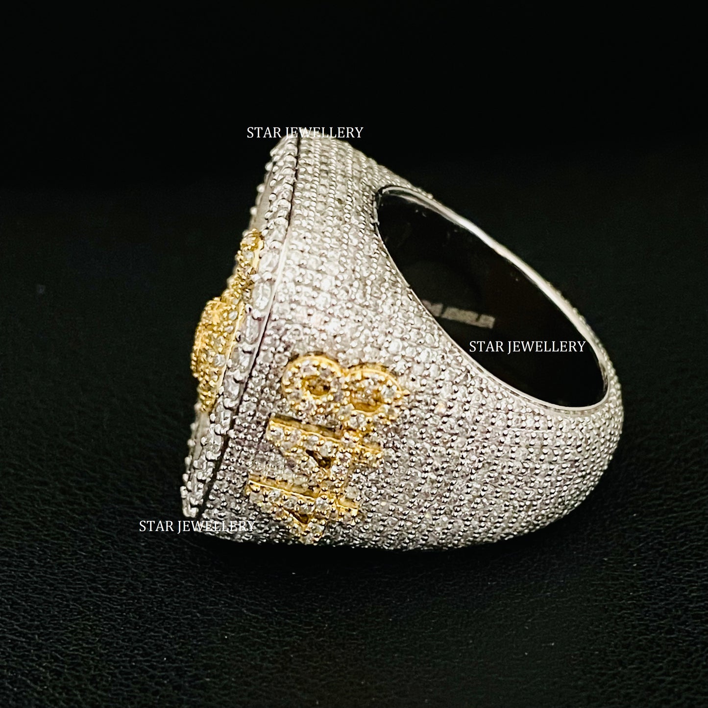 VVS Moissanite Money Bag Championship Ring