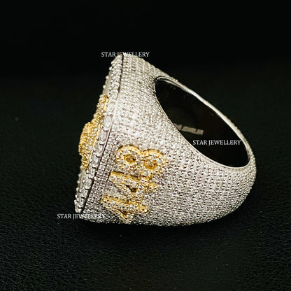 VVS Moissanite Money Bag Championship Ring