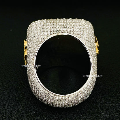 VVS Moissanite Money Bag Championship Ring