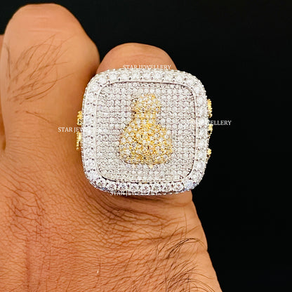 VVS Moissanite Money Bag Championship Ring