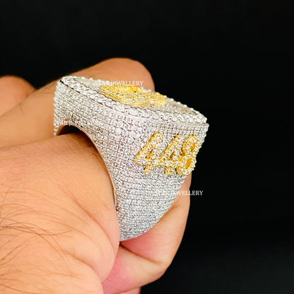 VVS Moissanite Money Bag Championship Ring