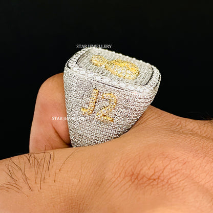 VVS Moissanite Money Bag Championship Ring