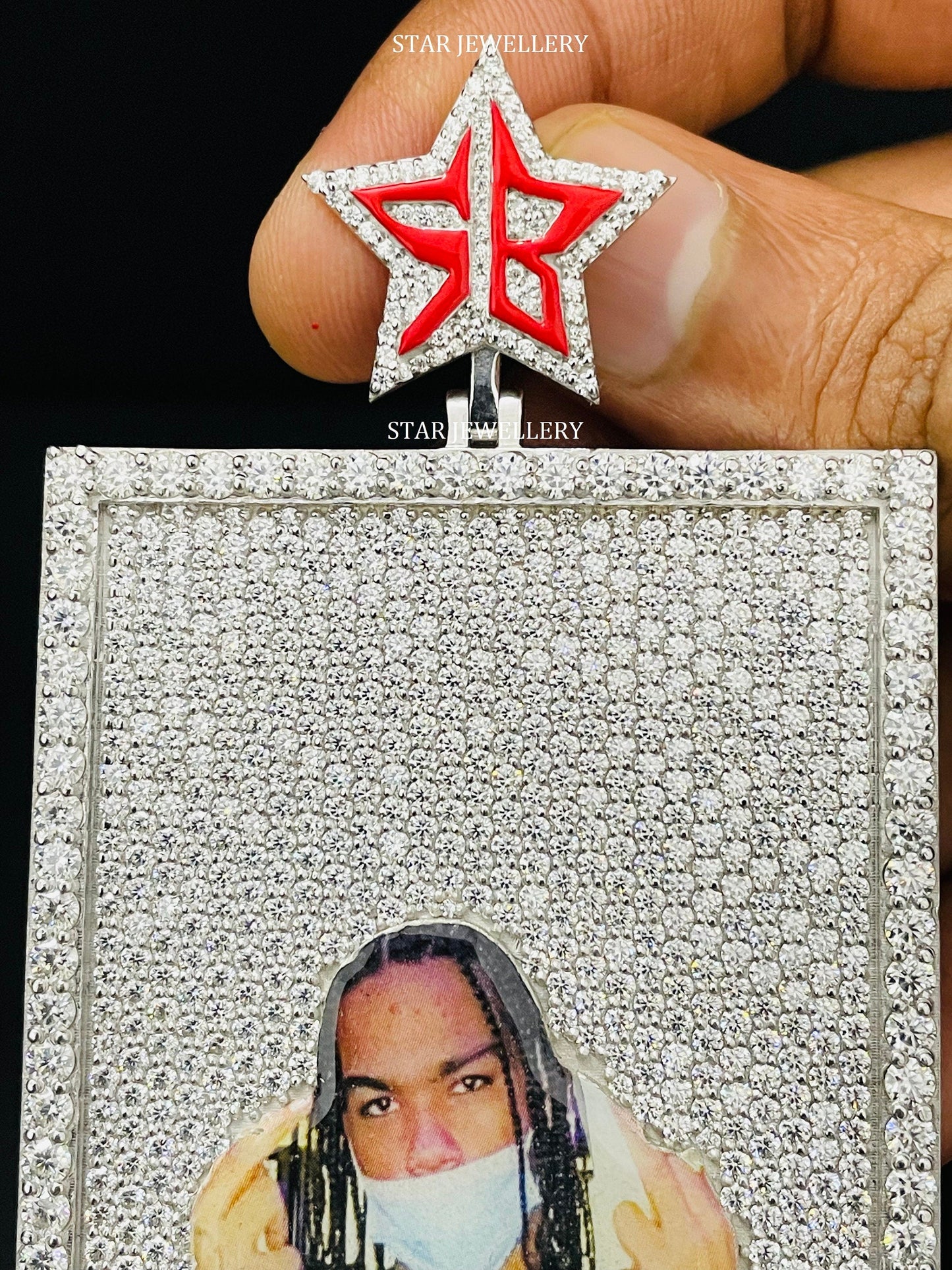 VVS Moissanite Custom Memory Pendant