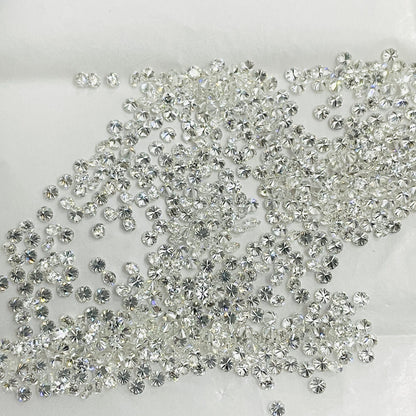 Colorless 0.80 MM to 4 MM Round Brilliant Diamond Cut Loose Moissanite