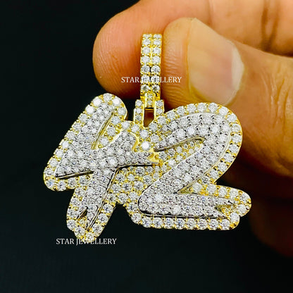 VVS Moissanite Silver Hip Hop Icedout Pendant