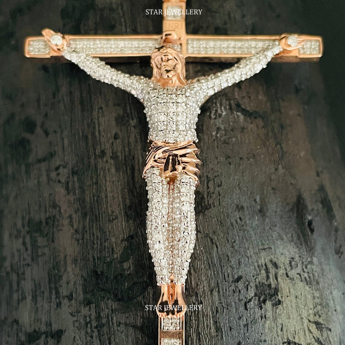 VVS Moissanite 925 Sterling Silver Jesus Pendant