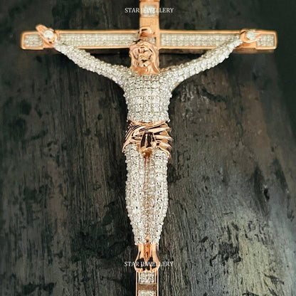 VVS Moissanite 925 Sterling Silver Jesus Pendant
