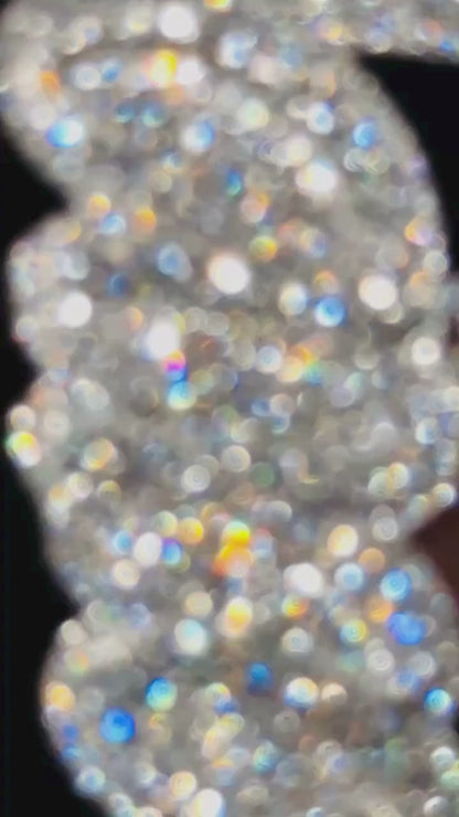 Custom Letter Icedout VVS Moissanite Pendant