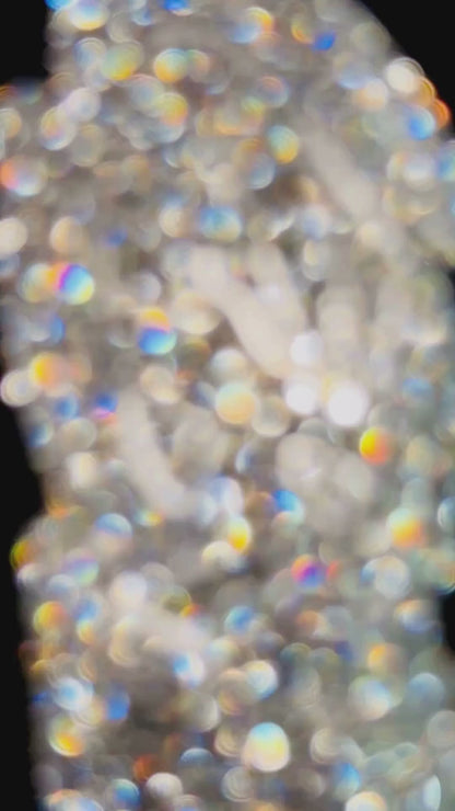 VVS Moissanite Custom Letter Pendant with CHUCKY Enamel Bail